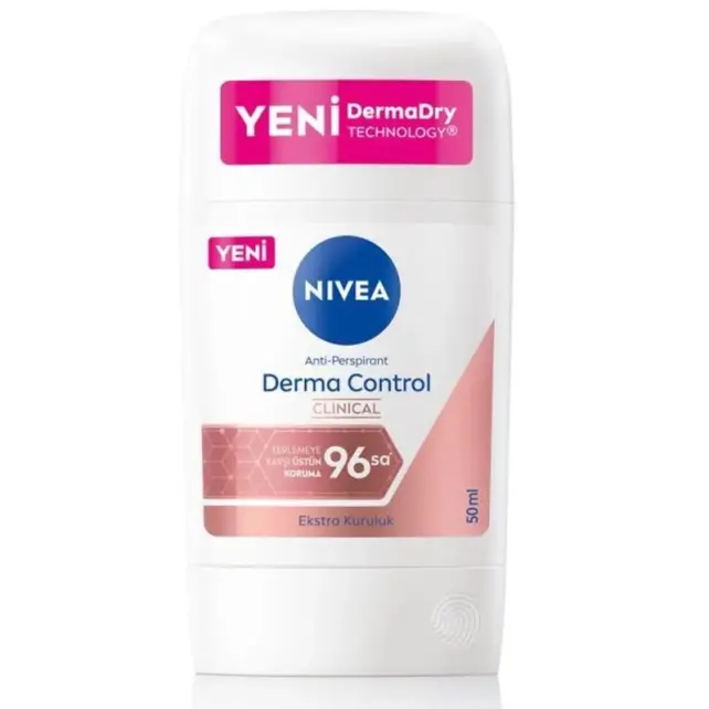 Nivea Women Derma Control Clinical Ekstra Kuruluk - Stick Deodorant 50ml - 1