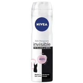 Nivea Women Insivible Black & White Clear Sprey Deodorant 150ml - Nivea