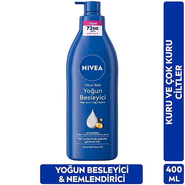 Nivea Yoğun Besleyici ve Nemlendirici Vücut Sütü 400ml - 7