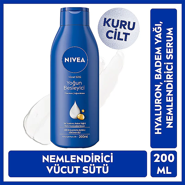 Nivea Yoğun Besleyici Vücut Sütü 200ml - 4