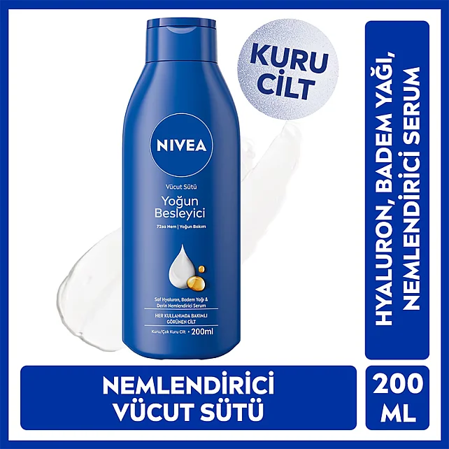 Nivea Yoğun Besleyici Vücut Sütü 200ml - 4
