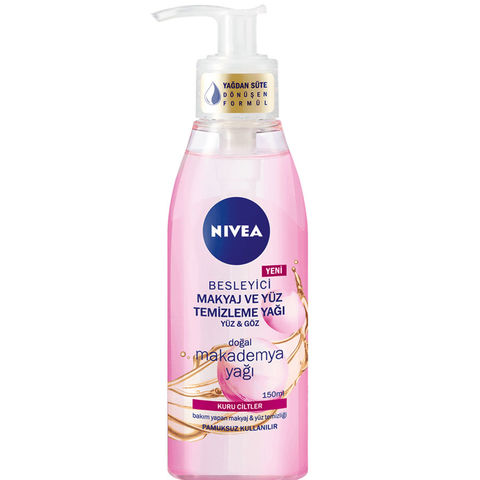 Nivea Besleyici Etkili Makyaj ve Yüz Temizleme Yağı 150ml Nivea Besleyici Etkili Makyaj ve Yüz Temizleme Yağı 150ml