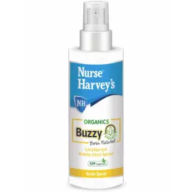 Nurse Harveys Buzz Off - Bebek ve Çocuklar için Kokulu Vücut Spreyi 175ml - Nurse Harvey's