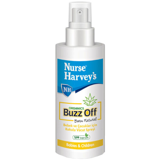 Nurse Harveys Buzz Off - Bebek ve Çocuklar için Kokulu Vücut Spreyi 50ml - 1