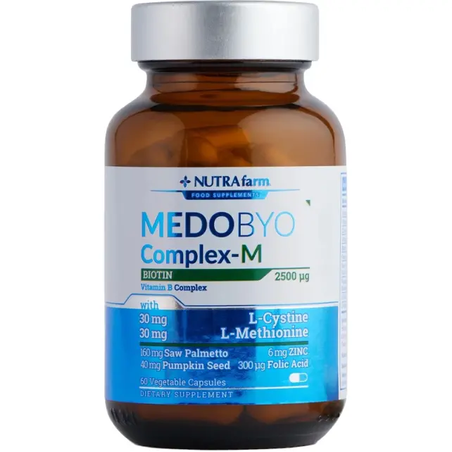 Nutrafarm Medobyo Complex-M - Erkekler İçin Takviye Edici Gıda 60 Kapsül - 1