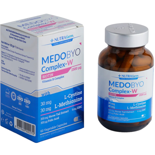 Nutrafarm Medobyo Complex-W - Kadınlar İçin Takviye Edici Gıda 60 Kapsül - 4