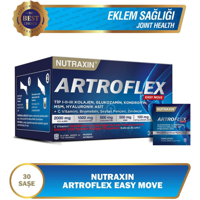 Nutraxin Artroflex Easy Move - Takviye Edici Gıda 30 Saşe - 2