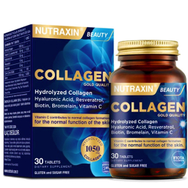Nutraxin Beauty Collagen Gold Quality - Takviye Edici Gıda 30 Tablet - Nutraxin