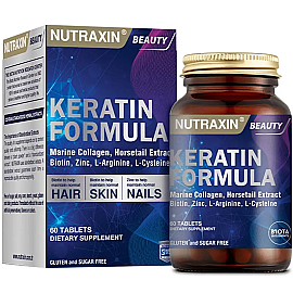 Nutraxin Beauty Keratin Formula - Takviye Edici Gıda 60 Tablet - Nutraxin