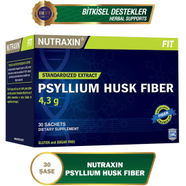 Nutraxin Fit Psyllium Husk Fiber - Takviye Edici Gıda 30 Saşe - 2