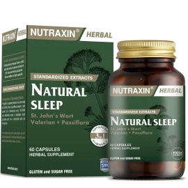 Nutraxin Herbal Natural Sleep - Takviye Edici Gıda 60 Kapsül - Nutraxin