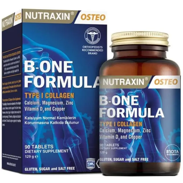 Nutraxin Osteo B-One Formula - Takviye Edici Gıda 90 Tablet - 1