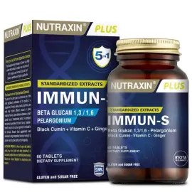 Nutraxin Plus Immun-S Takviye Edici Gıda 60 Tablet - Nutraxin