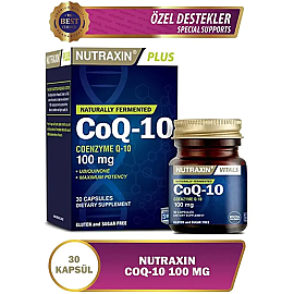 Nutraxin Plus Koenzim Q10 100mg - Takviye Edici Gıda 30 Kapsül - 2