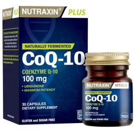 Nutraxin Plus Koenzim Q10 100mg - Takviye Edici Gıda 30 Kapsül - Nutraxin