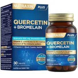 Nutraxin Plus Quercetin Bromelain - Takviye Edici Gıda 30 Tablet - 1