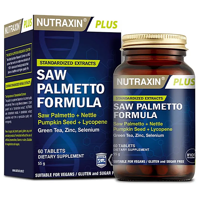 Nutraxin Plus Saw Palmetto Formula - Takviye Edici Gıda 60 Tablet - 1