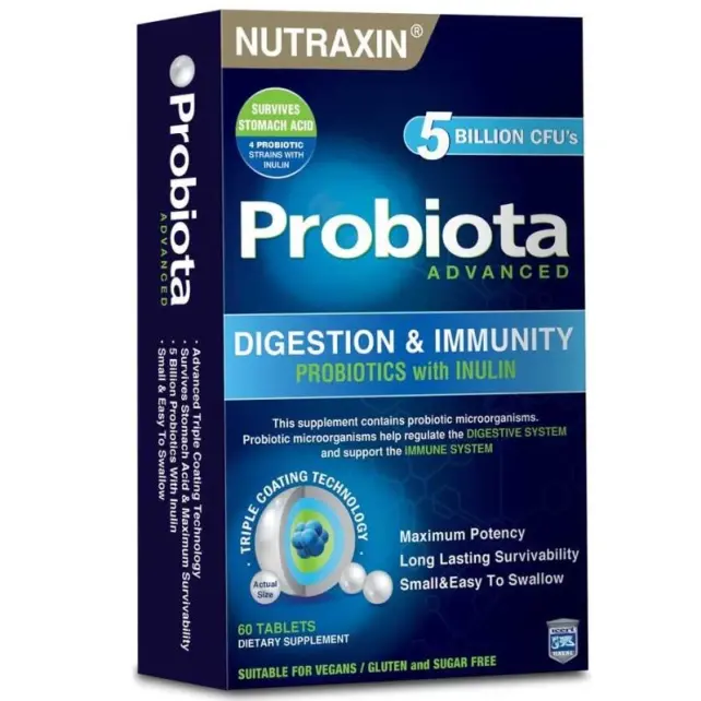 Nutraxin Probiota - Takviye Edici Gıda 60 Tablet - 1