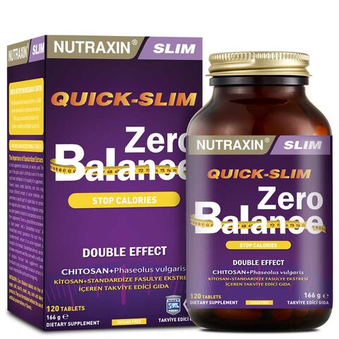 Nutraxin Quick Slim Zero Balance 120 Tablet Nutraxin Quick Slim Zero Balance 120 Tablet