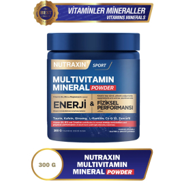 Nutraxin Sport Multivitamin Mineral Powder - Toz Gıda Takviyesi 300gr - 2