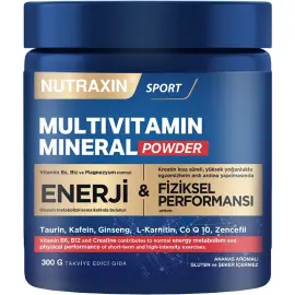 Nutraxin Sport Multivitamin Mineral Powder - Toz Gıda Takviyesi 300gr - 1