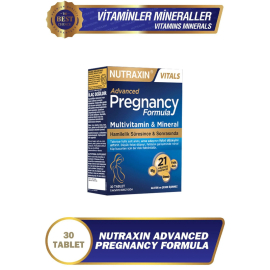 Nutraxin Vitals Pregnancy Formula Multivitamin ve Mineral - Takviye Edici Gıda 30 Tablet - 2