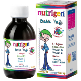 Nutrigen Balık Yağı Şurup Takviye Edici Gıda 200ml - Nutrigen