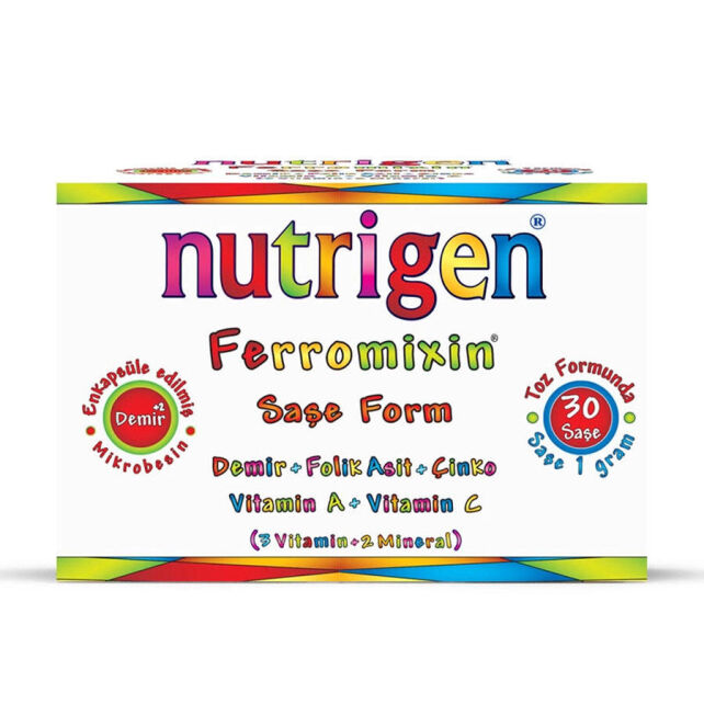 Nutrigen Ferromixin Takviye Edici Gıda Şase Form 30 Saşe - 1
