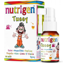 Nutrigen Tussy Sprey - Çocuklar İçin Takviye Edici Gıda 25ml - Nutrigen