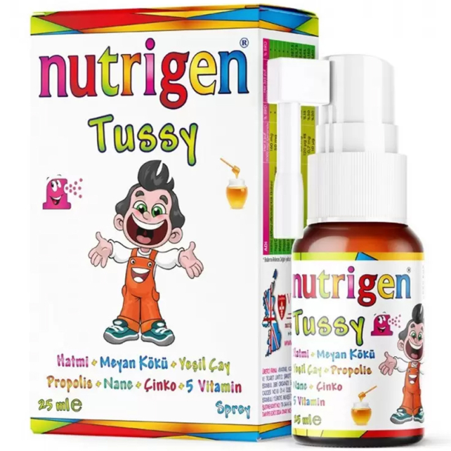 Nutrigen Tussy Sprey - Çocuklar İçin Takviye Edici Gıda 25ml - 1