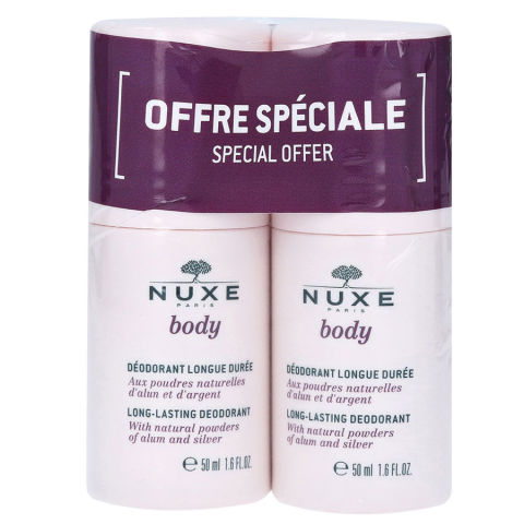 Nuxe Body Long Lasting Deodorant 2x50ml Nuxe Body Long Lasting Deodorant 2x50ml