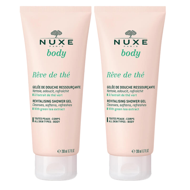 Nuxe Body Reve De The Revitalsing Shower Gel - Duş Jeli 2x200ml - 1