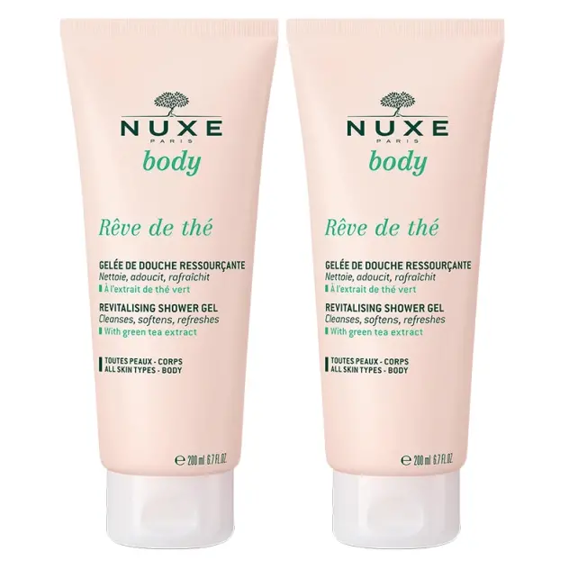 Nuxe Body Reve De The Revitalsing Shower Gel - Duş Jeli 2x200ml - 1