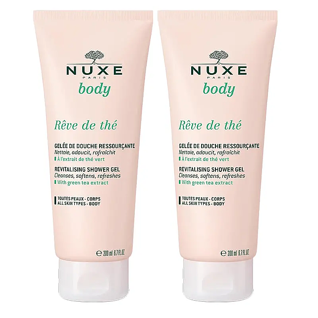 Nuxe Body Reve De The Revitalsing Shower Gel - Duş Jeli 2x200ml - 1