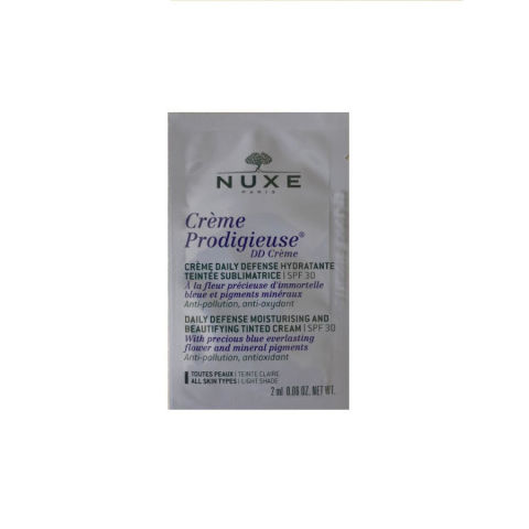 Nuxe Creme Prodigieuse DD Creme SPF30 Açık Ton 2ml Deneme Boy Nuxe Creme Prodigieuse DD Creme SPF30 Açık Ton 2ml Deneme Boy