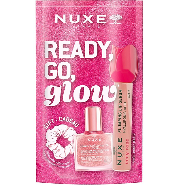 Nuxe Glow On The Go Pink - Güzellik Temel Bakım Seti Toka Hediyeli - 1