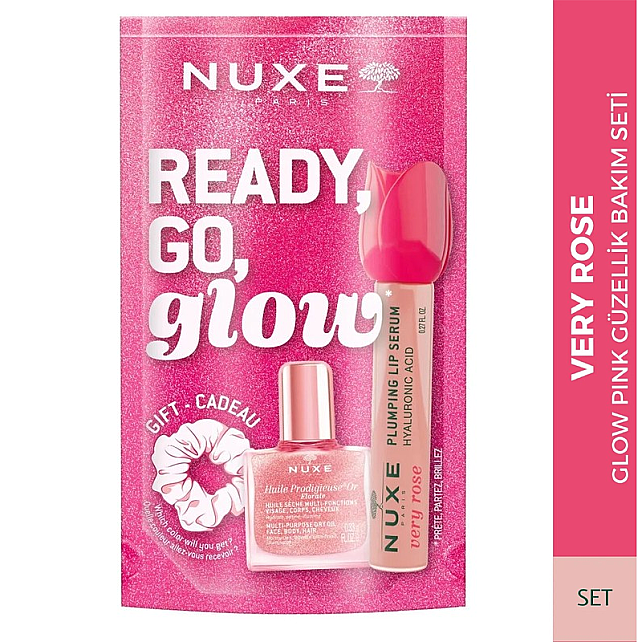 Nuxe Glow On The Go Pink - Güzellik Temel Bakım Seti Toka Hediyeli - 7