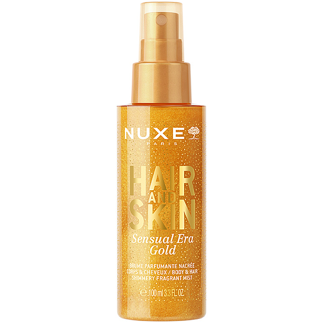 Nuxe Hair and Skin Sensual Era Gold Shimmery Fragrant Mist - Saç ve Vücut Misti 100ml - 1