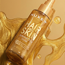 Nuxe Hair and Skin Sensual Era Gold Shimmery Fragrant Mist - Saç ve Vücut Misti 100ml - 3