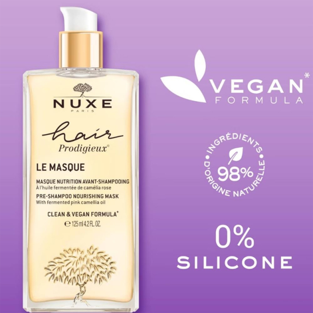 Nuxe Hair Prodigieux Pre Shampoo Nourishing Mask - Şampuan Öncesi Besleyici Maske 125ml - 3