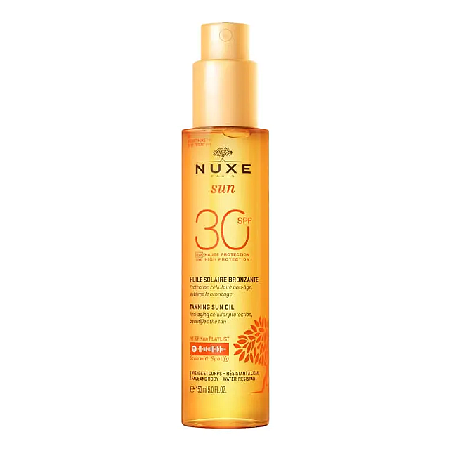 Nuxe Huile Bronzante Haute Protection SPF 30 - Bronzlaştırıcı Güneş Yağı 150ml - 1