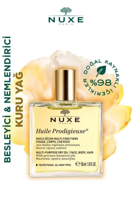 Nuxe Huile Prodigieuse Dry Oil - Çok Amaçlı Kuru Yağ 50ml - 4