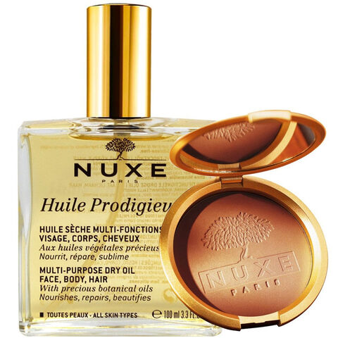 Nuxe Huile Prodigieuse Dry Oil Kuru Yağ 100ml & Bronz Pudra 25gr Nuxe Huile Prodigieuse Dry Oil Kuru Yağ 100ml & Bronz Pudra 25gr