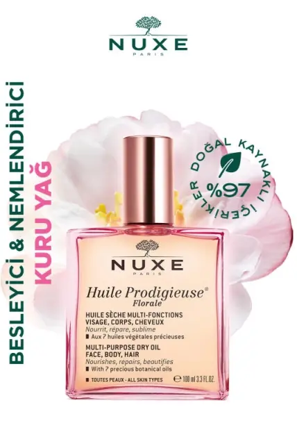 Nuxe Huile Prodigieuse Floral Dry Oil - Çiçek Kokulu Çok Amaçlı Kuru Yağ 100ml - 3