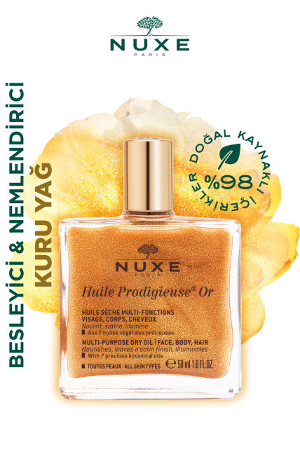 Nuxe Huile Prodigieuse Or Dry Oil - Altın Parıltılı Kuru Yağ 50ml - 4