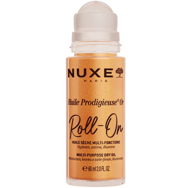 Nuxe Huile Prodigieuse Or Dry Oil Roll-On Çok Amaçlı Altın Parıltılı Kuru Yağ 60ml - 2