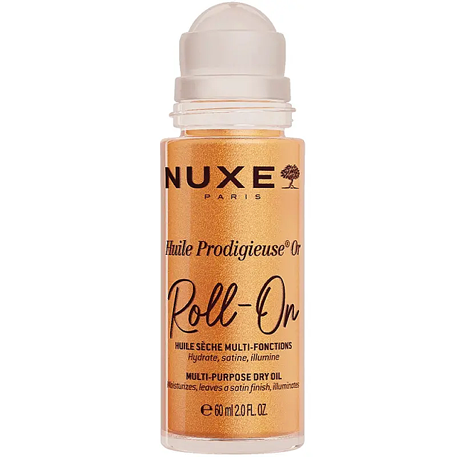 Nuxe Huile Prodigieuse Or Dry Oil Roll-On Çok Amaçlı Altın Parıltılı Kuru Yağ 60ml - 2
