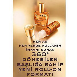 Nuxe Huile Prodigieuse Or Dry Oil Roll-On Çok Amaçlı Altın Parıltılı Kuru Yağ 60ml - 7
