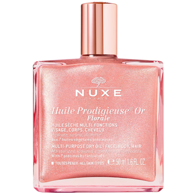 Nuxe Huile Prodigieuse Or Floral Dry Oil - Pembe Parıltılı Çiçek Kokulu Çok Amaçlı Kuru Yağ 50ml - 1