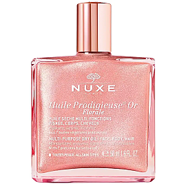 Nuxe Huile Prodigieuse Or Floral Dry Oil - Pembe Parıltılı Çiçek Kokulu Çok Amaçlı Kuru Yağ 50ml - Nuxe